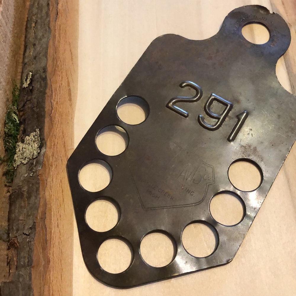 1924 Dry Cleaner Tag